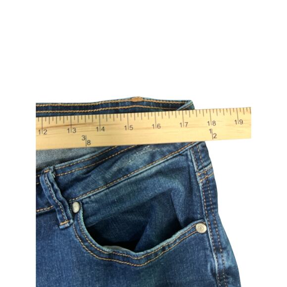 Eloquii Blue Jeans Jeggins Stretch Distressed Ripped 18 - Picture 7 of 7